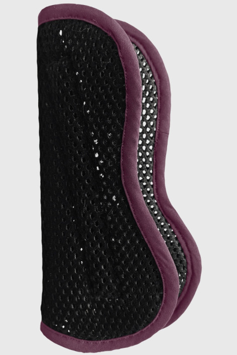 Kalou voering voor coqué beschermers in 3D mesh velours - Zwart(Black)/Burgundy