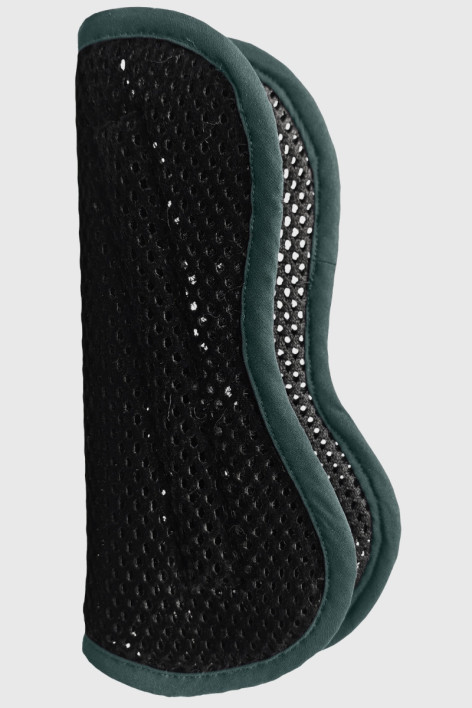 Kalou Forras das proteções encaixadas em 3D mesh veludo - Noir(Black)/Jungle Green