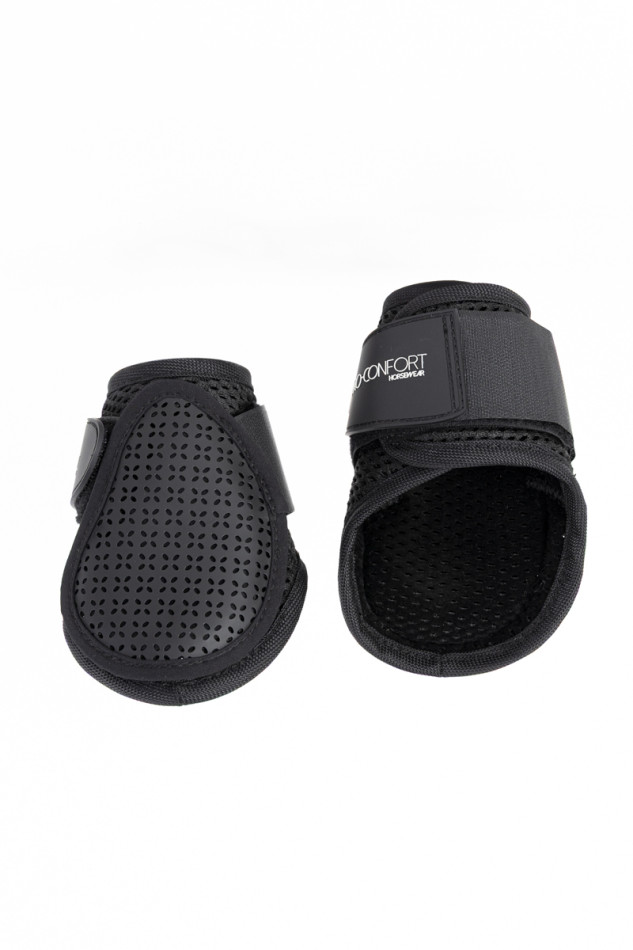Toscane Weiche Fesselschutzgamaschen aus 3D-Mesh-Samt - Schwarz (Black)