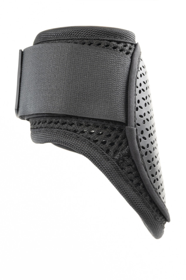 Toscane soepele 3D mesh velours kootbeschermers - Zwart (Black)
