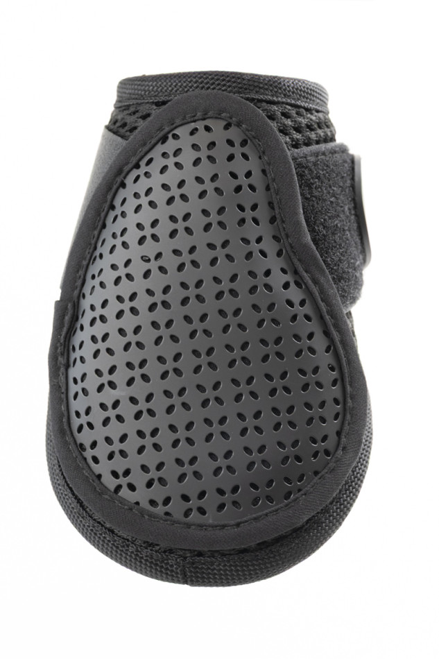 Toscane soepele 3D mesh velours kootbeschermers - Zwart (Black)