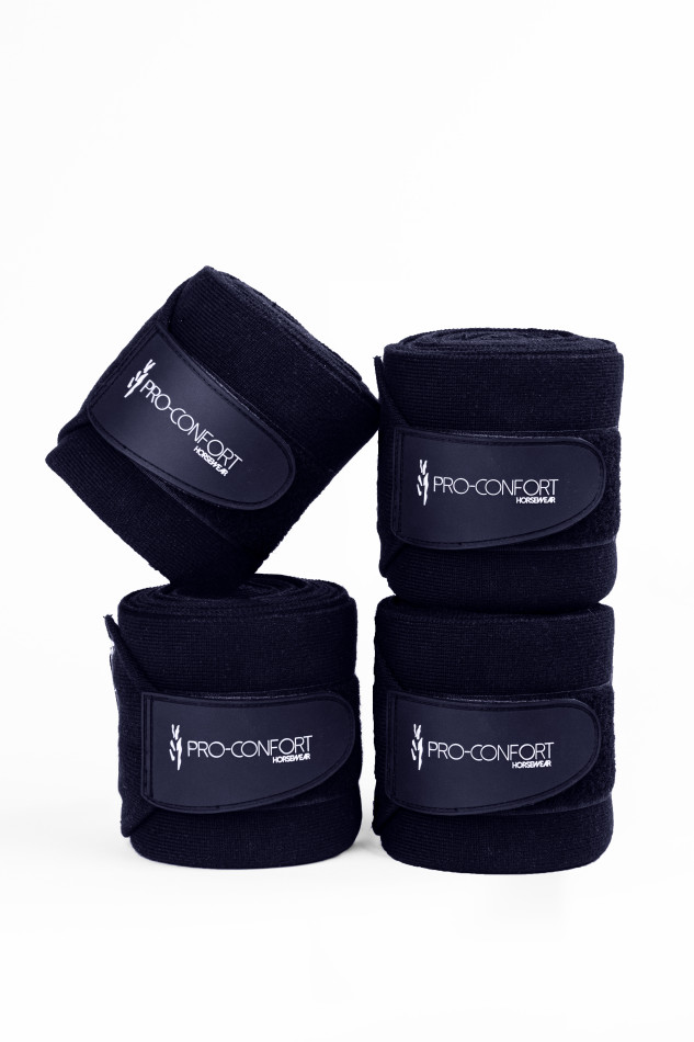 Pim Set of 4 Stable Bandages - Marine (Navy) Pim Set of 4 Stable Bandages - Marine (Navy)