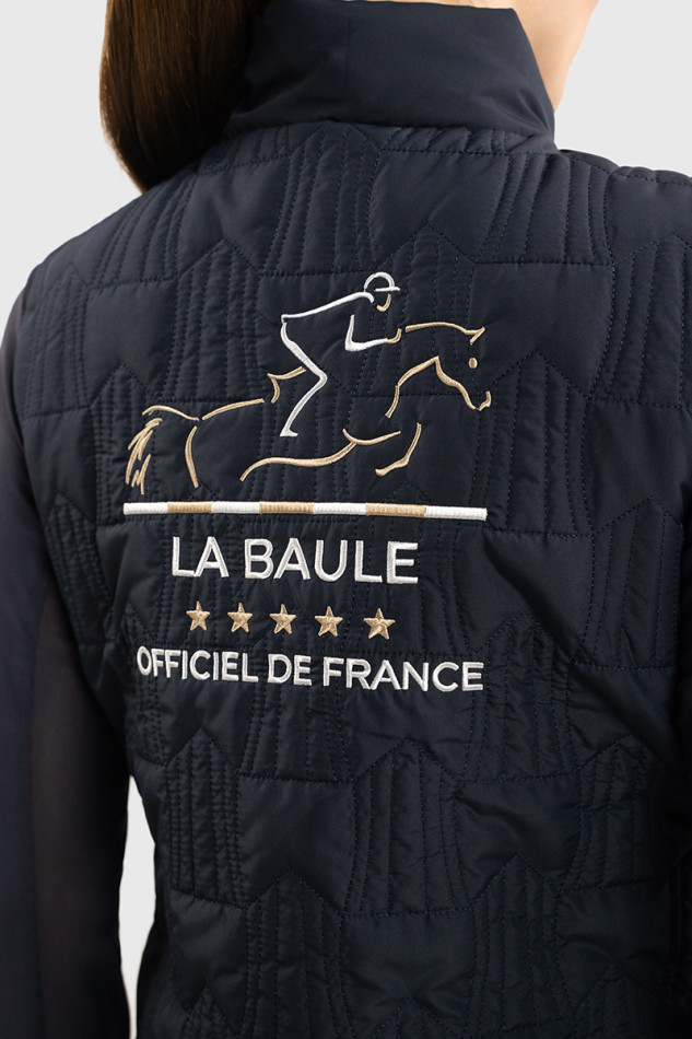 QUICKSTARA Bodywarmer Reversible CSIO LA BAULE - Marine/Marinière Ciel QUICKSTARA Bodywarmer Reversible CSIO LA BAULE - Marine/Marinière Ciel