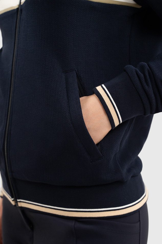 QUINAO Sweater CSIO LA BAULE ROLEX SERIES - Navy