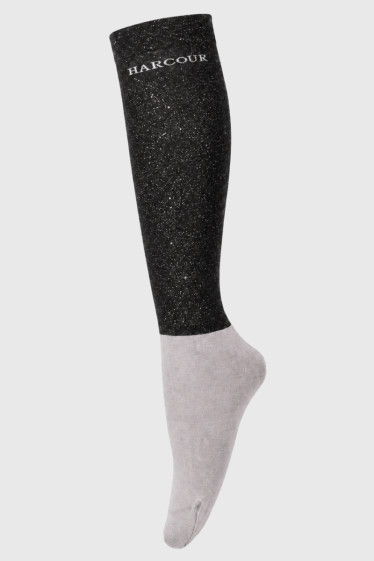 Vaela Calcetines con lentejuelas (X2) - Negro