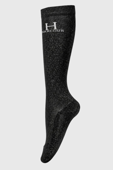 Happy Calcetines con lentejuelas (x2) - Negro