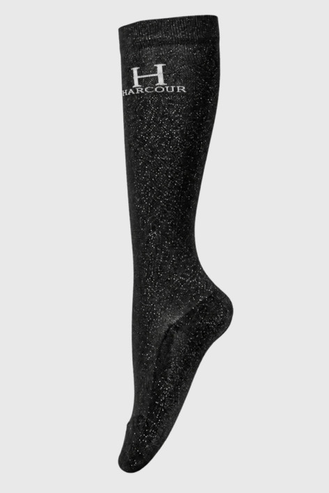 Happy Pailletten-Socken (x2) - Schwarz