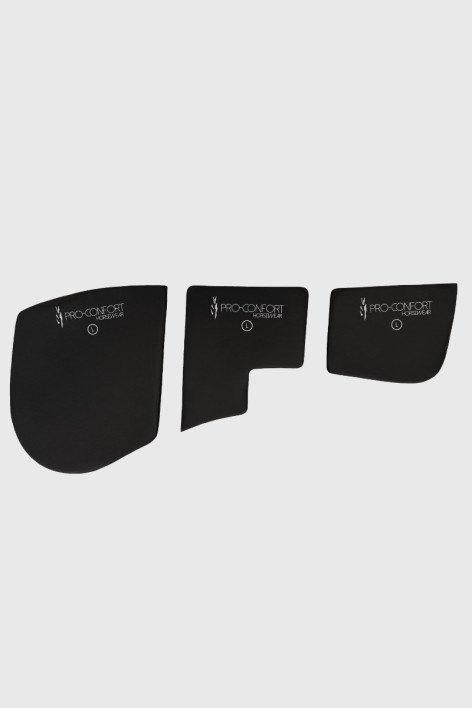 Oly Set mit 6 Keilen für den Wooly Stoßdämpfer – Schwarz (Black)