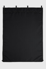 Team customizable stall drape - Black Team customizable stall drape - Black
