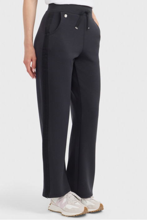 Clarisse Gebreide Broek - Noir