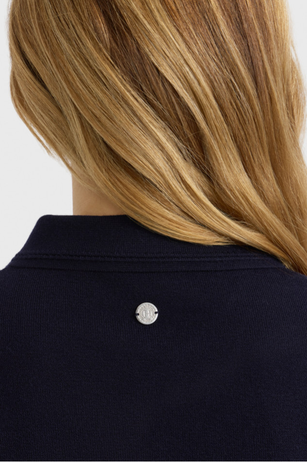 Cherry Polo Pullover - Marine