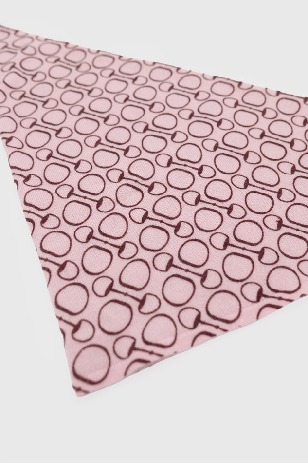 Heritage Lenço - Baby Pink/Burgundy Heritage Lenço - Baby Pink/Burgundy