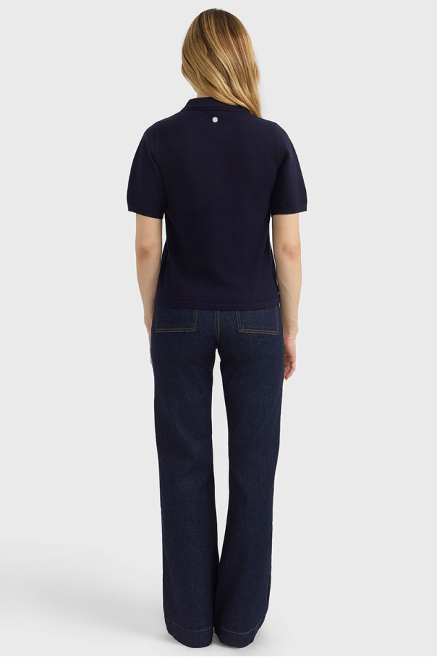 Cherry Pullover polo - Marine Cherry Pullover polo - Marine