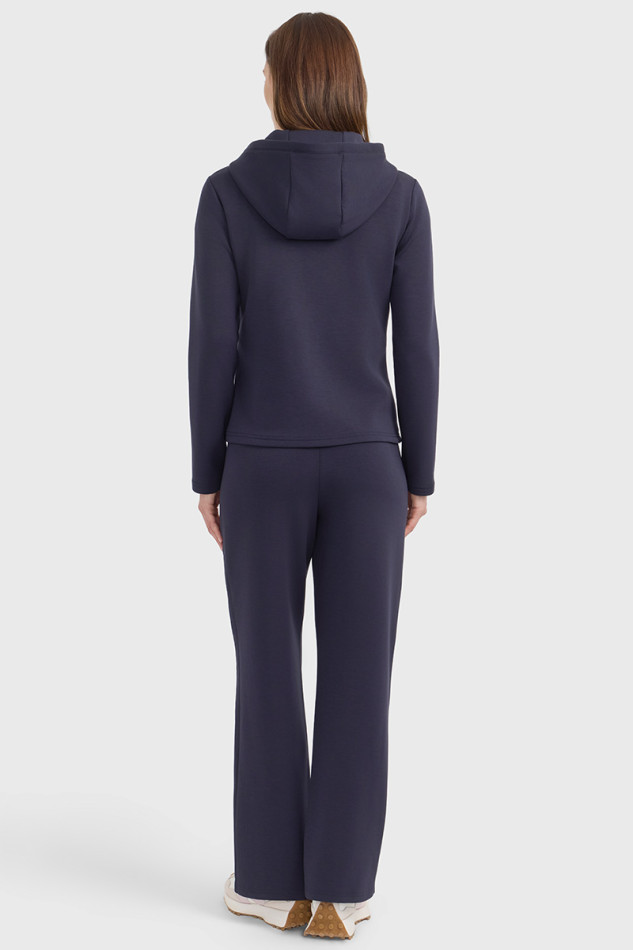 Clarianne sweat com fecho de correr - Azul-marinho Clarianne sweat com fecho de correr - Azul-marinho