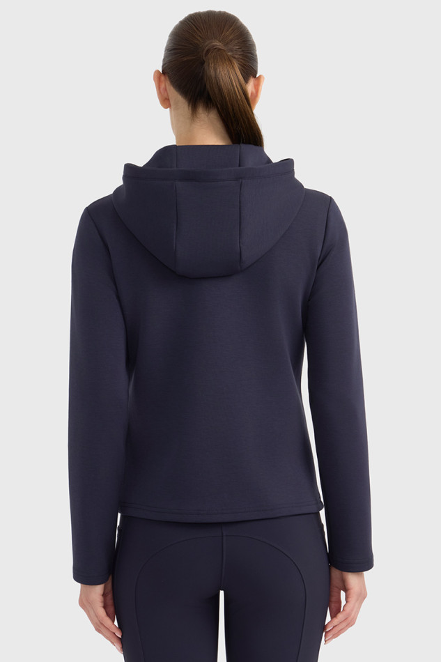 Clarianne sweat zipp&eacute; - Marine