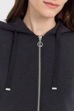 Clarianne sweat zippé - Noir Clarianne sweat zippé - Noir