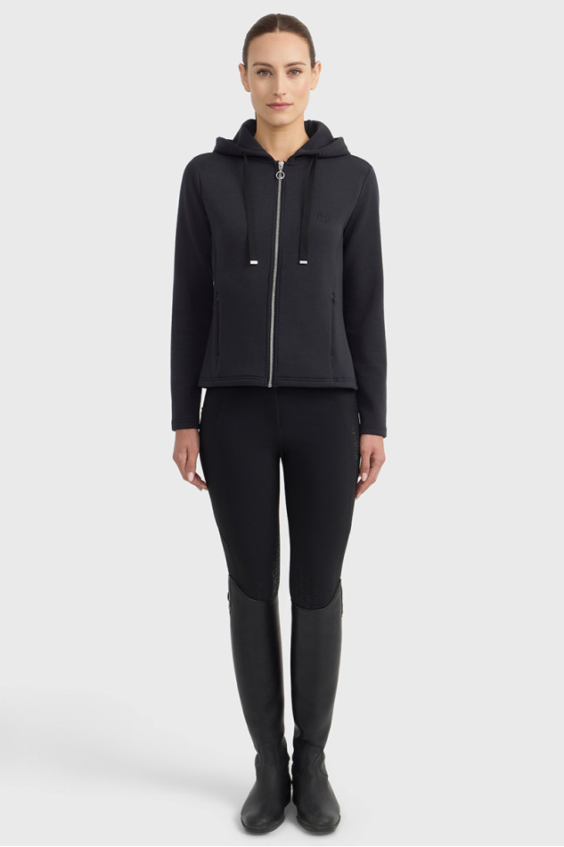 Clarianne Ritssweatshirt - Zwart Clarianne Ritssweatshirt - Zwart