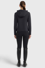 Clarianne sweat com fecho de correr - Preto Clarianne sweat com fecho de correr - Preto