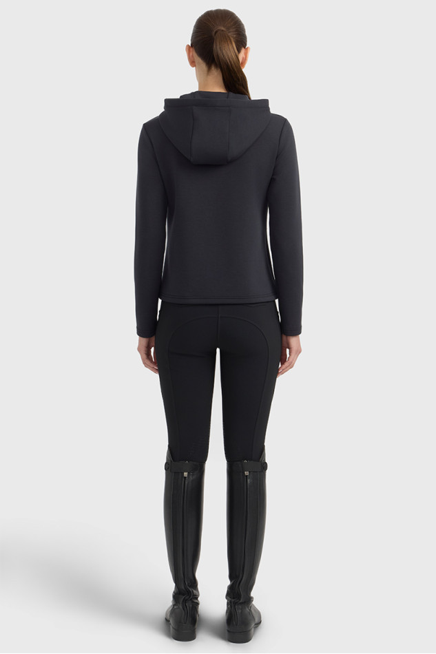 Clarianne Ritssweatshirt - Zwart Clarianne Ritssweatshirt - Zwart