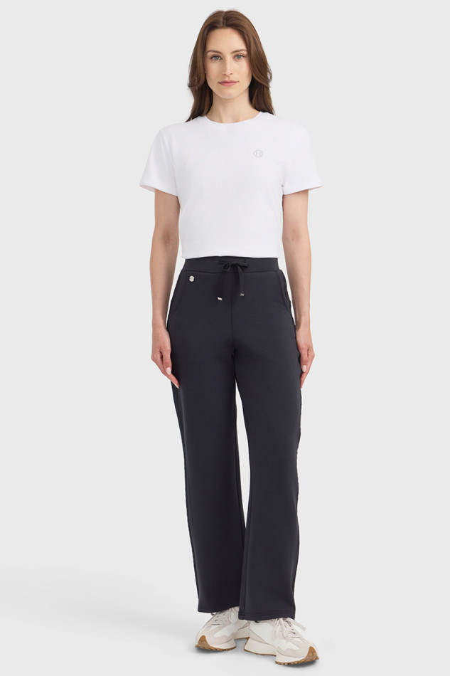 Clarisse Pantaloni Maglia - Noir
