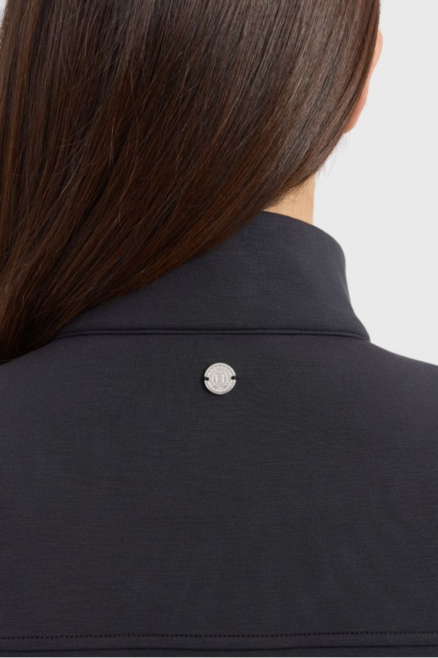 Cassandre Sweat 1/2 Zip - Nero