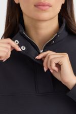 Cassandre Sweat 1/2 Zip - Nero Cassandre Sweat 1/2 Zip - Nero