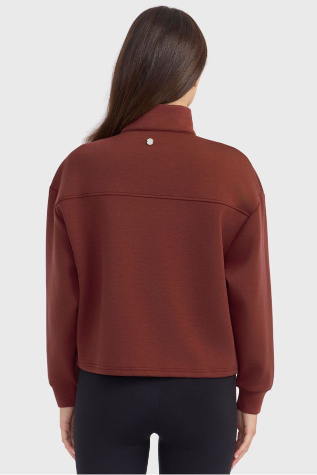 Cassandre Sweat 1/2 Zip - Vigne Cassandre Sweat 1/2 Zip - Vigne