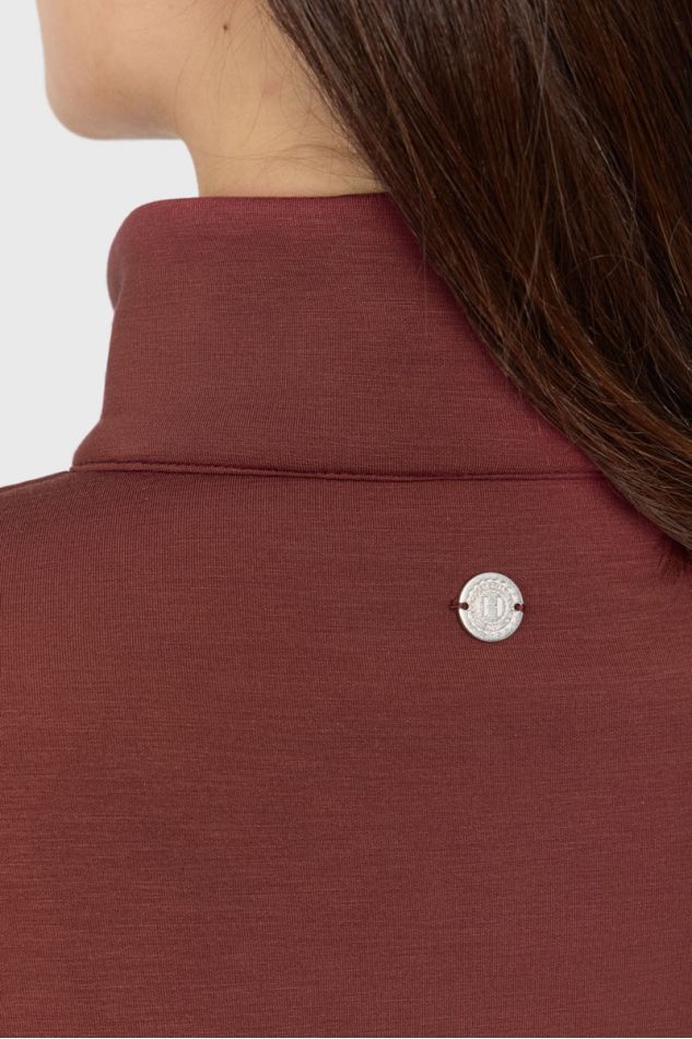 Cassandre Sweat 1/2 Zip - Vigne Cassandre Sweat 1/2 Zip - Vigne