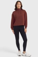 Cassandre Sweat 1/2 Zip - Vigne Cassandre Sweat 1/2 Zip - Vigne