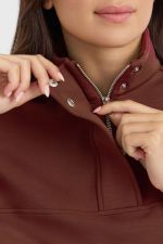 Cassandre Sweat 1/2 Zip - Vigne Cassandre Sweat 1/2 Zip - Vigne