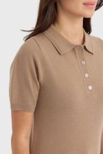 Cherry Pullover polo - Moka Cherry Pullover polo - Moka