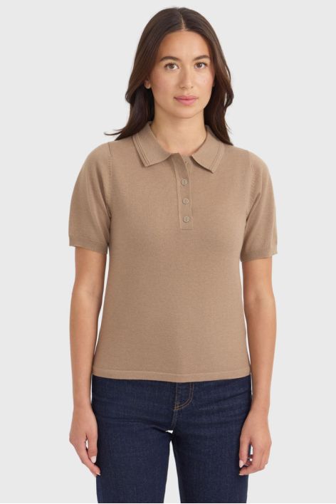 Cherry Pullover polo - Moka