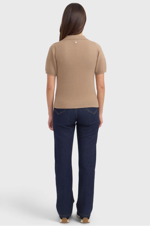 Cherry Pullover polo - Moka