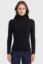 Christina Camisola Col Roulé - Preto Christina Camisola Col Roulé - Preto