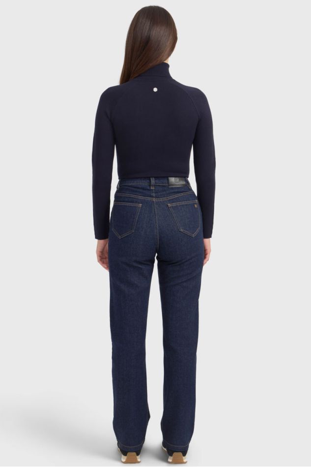 Christina Pull Col Roul&eacute; - Marine