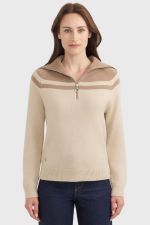 Claira Maglione collo alto - Crema Claira Maglione collo alto - Crema