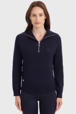 Claira Maglione collo alto - Marine Claira Maglione collo alto - Marine