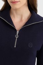 Claira Maglione collo alto - Marine Claira Maglione collo alto - Marine