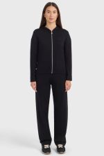 Amelie felpa zippata a maglia - Nero Amelie felpa zippata a maglia - Nero
