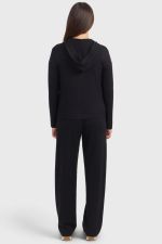 Amelie felpa zippata a maglia - Nero Amelie felpa zippata a maglia - Nero