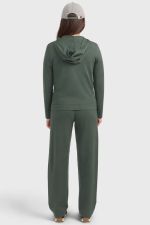 Amelie Sweat com fecho de correr em malha - Trevo Amelie Sweat com fecho de correr em malha - Trevo