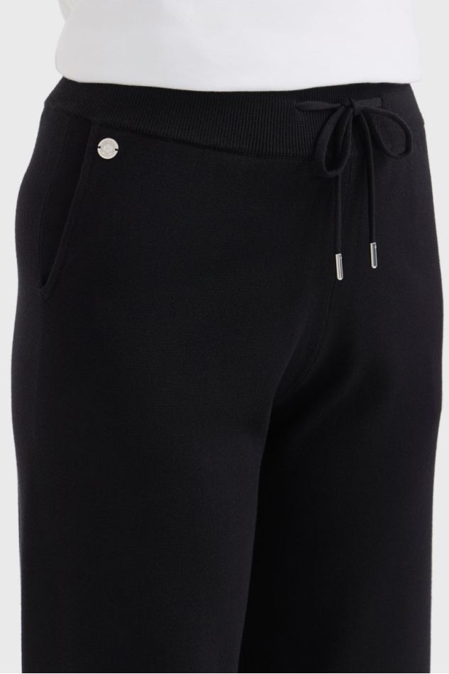 Andrea pantaloni in maglia - Nero