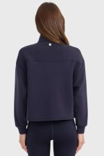 Cassandre Felpa 1/2 Zip - Blu marino Cassandre Felpa 1/2 Zip - Blu marino