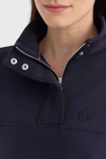 Cassandre Felpa 1/2 Zip - Blu marino Cassandre Felpa 1/2 Zip - Blu marino
