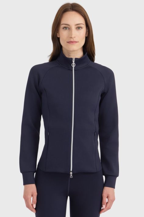 Clotilde Technical Zipped Sweater - Navy