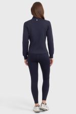 Clotilde Technical Zipped Sweater - Navy Clotilde Technical Zipped Sweater - Navy