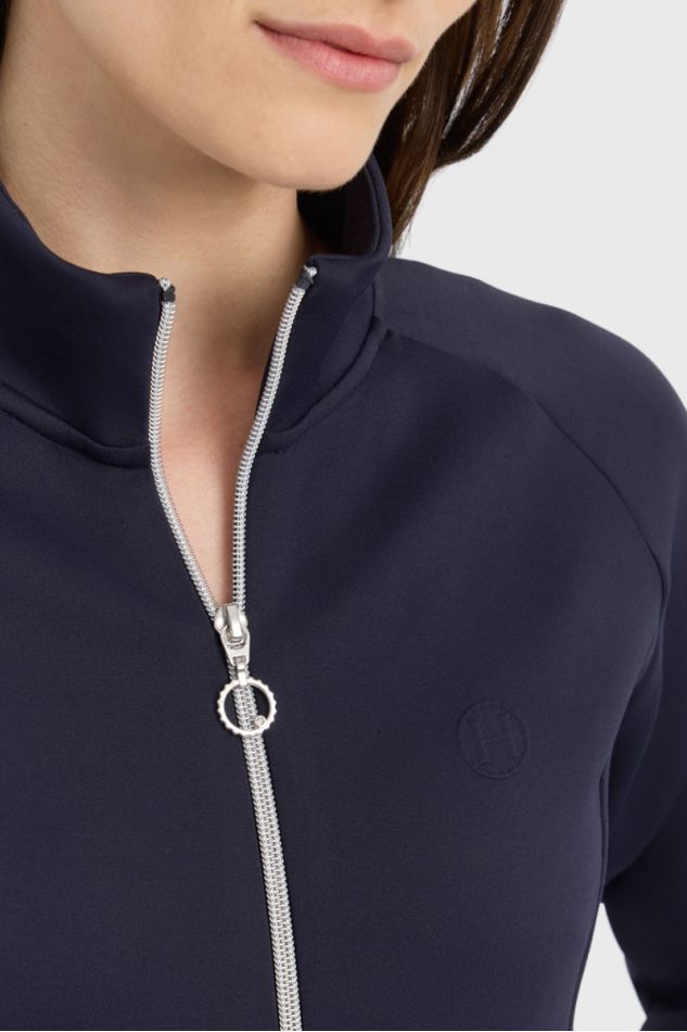 Clotilde Felpa Tecnica con zip - Marine Clotilde Felpa Tecnica con zip - Marine
