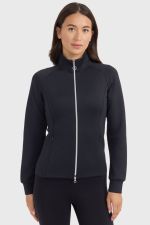 Clotilde Felpa Tecnica con Zip - Nero Clotilde Felpa Tecnica con Zip - Nero