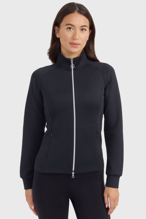Clotilde Felpa Tecnica con Zip - Nero