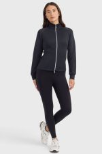 Clotilde Felpa Tecnica con Zip - Nero Clotilde Felpa Tecnica con Zip - Nero